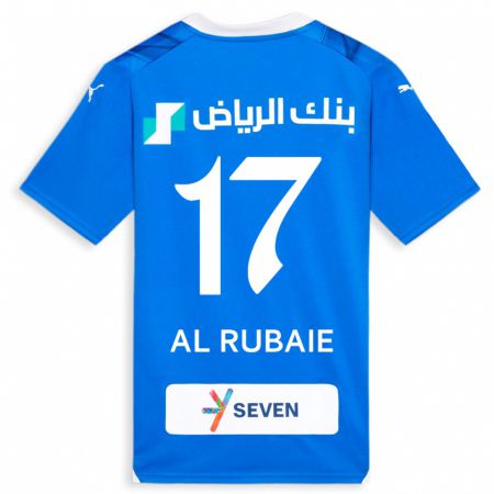 Kandiny Mujer Camiseta Mohammed Al-Rubaie #17 Azul 1ª Equipación 2023/24 La Camisa Chile