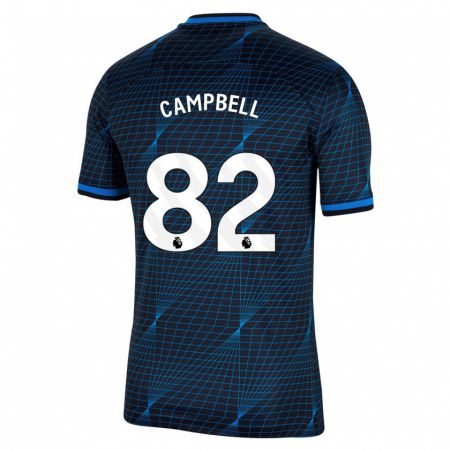 Kandiny Mujer Camiseta Harrison Murray-Campbell #82 Azul Oscuro 2ª Equipación 2023/24 La Camisa Chile