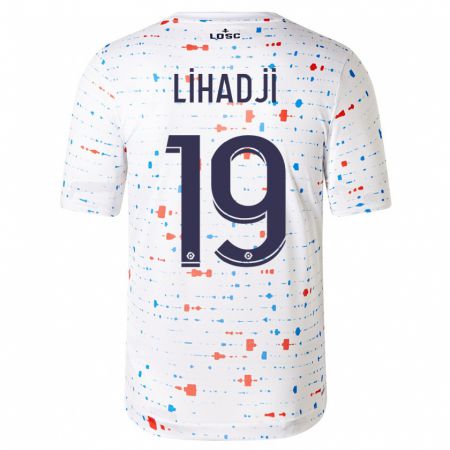 Kandiny Mujer Camiseta Isaac Lihadji #19 Blanco 2ª Equipación 2023/24 La Camisa Chile