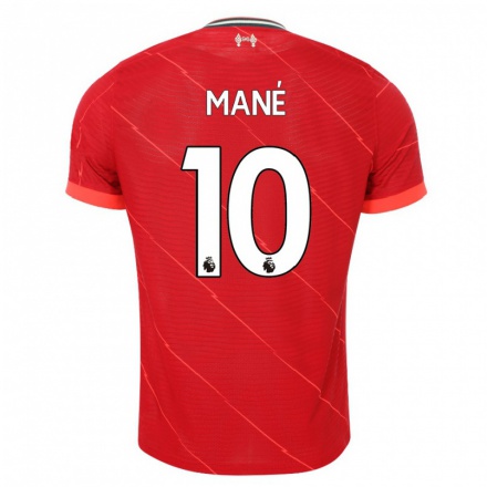 Niño Fútbol Camiseta Sadio Mane #10 Rojo 1ª Equipación 2021/22 Camisa Chile