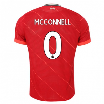 Niño Fútbol Camiseta James McConnell #0 Rojo 1ª Equipación 2021/22 Camisa Chile