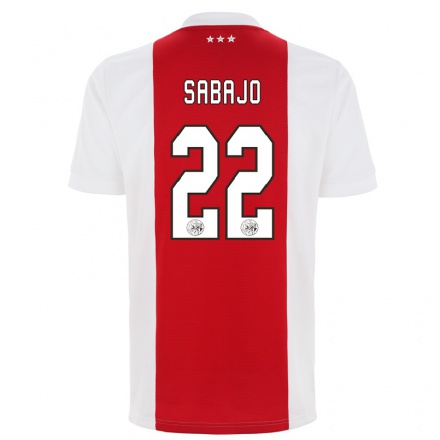 Niño Fútbol Camiseta Quinty Sabajo #22 Rojo Blanco 1ª Equipación 2021/22 Camisa Chile