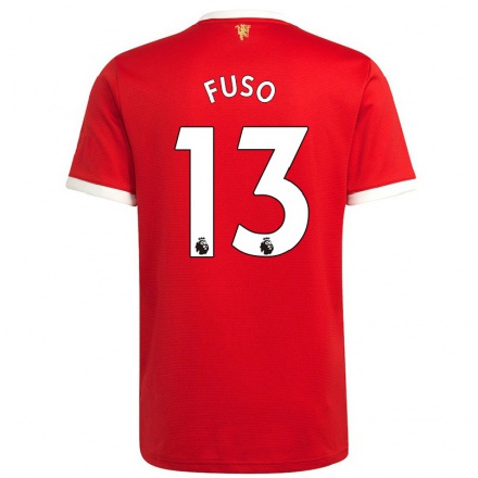 Niño Fútbol Camiseta Ivana Fuso #13 Rojo 1ª Equipación 2021/22 Camisa Chile