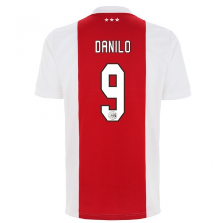 Niño Fútbol Camiseta Danilo #9 Rojo Blanco 1ª Equipación 2021/22 Camisa Chile