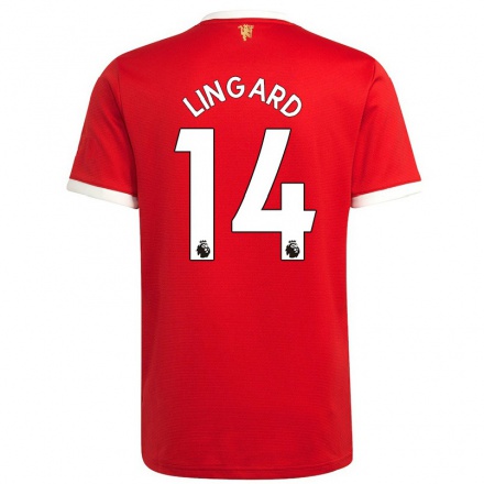 Niño Fútbol Camiseta Jesse Lingard #14 Rojo 1ª Equipación 2021/22 Camisa Chile