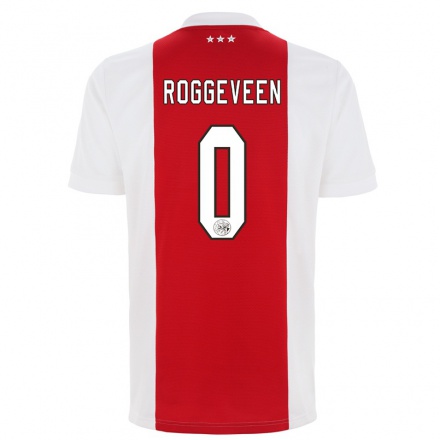 Niño Fútbol Camiseta Joey Roggeveen #0 Rojo Blanco 1ª Equipación 2021/22 Camisa Chile