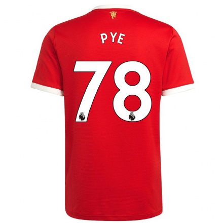 Niño Fútbol Camiseta Logan Pye #78 Rojo 1ª Equipación 2021/22 Camisa Chile