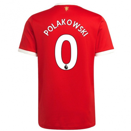 Niño Fútbol Camiseta Daniel Polakowski #0 Rojo 1ª Equipación 2021/22 Camisa Chile