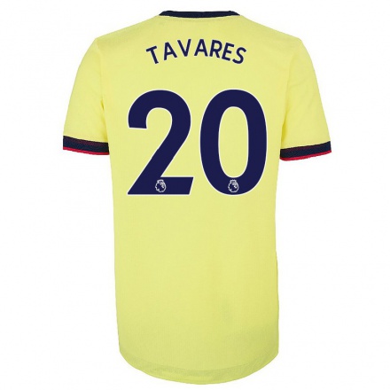 Niño Fútbol Camiseta Nuno Tavares #20 Rojo Blanco 1ª Equipación 2021/22 Camisa Chile