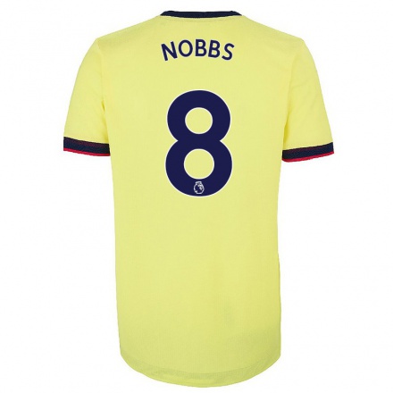 Niño Fútbol Camiseta Nobbs #8 Rojo Blanco 1ª Equipación 2021/22 Camisa Chile