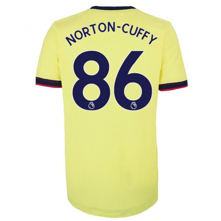 Niño Fútbol Camiseta Brooke Norton-Cuffy #86 Rojo Blanco 1ª Equipación 2021/22 Camisa Chile