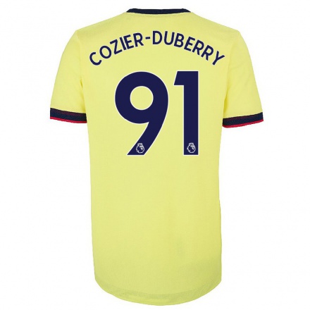Niño Fútbol Camiseta Amario Cozier-Duberry #91 Rojo Blanco 1ª Equipación 2021/22 Camisa Chile