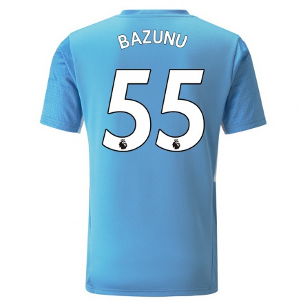 Niño Fútbol Camiseta Gavin Bazunu #55 Azul 1ª Equipación 2021/22 Camisa Chile