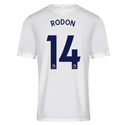 Niño Fútbol Camiseta Joe Rodon #14 Blanco 1ª Equipación 2021/22 Camisa Chile