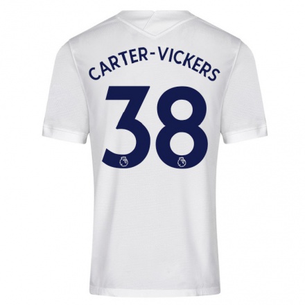 Niño Fútbol Camiseta Cameron Carter-Vickers #38 Blanco 1ª Equipación 2021/22 Camisa Chile