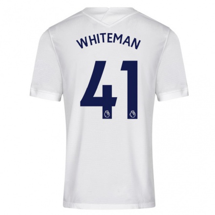 Niño Fútbol Camiseta Alfie Whiteman #41 Blanco 1ª Equipación 2021/22 Camisa Chile