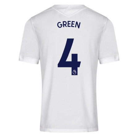 Niño Fútbol Camiseta Josie Green #4 Blanco 1ª Equipación 2021/22 Camisa Chile