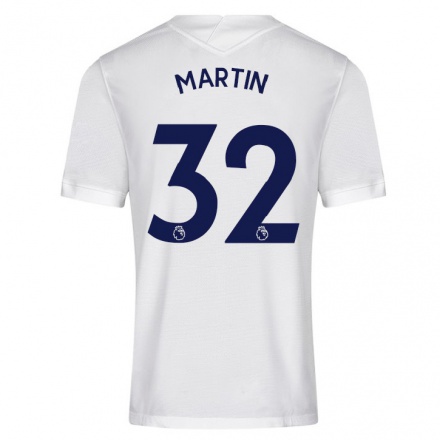 Niño Fútbol Camiseta Amy Martin #32 Blanco 1ª Equipación 2021/22 Camisa Chile