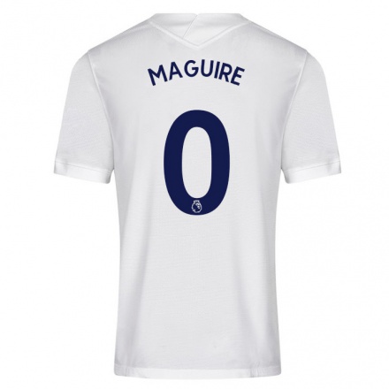 Niño Fútbol Camiseta Aaron Maguire #0 Blanco 1ª Equipación 2021/22 Camisa Chile