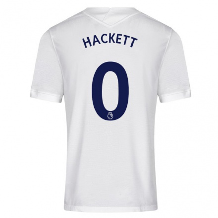 Niño Fútbol Camiseta Hackett #0 Blanco 1ª Equipación 2021/22 Camisa Chile