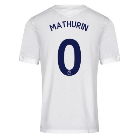 Niño Fútbol Camiseta Roshaun Mathurin #0 Blanco 1ª Equipación 2021/22 Camisa Chile