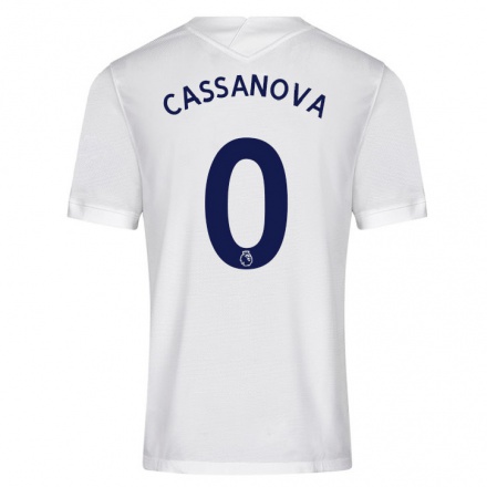 Niño Fútbol Camiseta Dante Cassanova #0 Blanco 1ª Equipación 2021/22 Camisa Chile