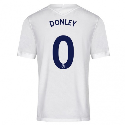 Niño Fútbol Camiseta Jamie Donley #0 Blanco 1ª Equipación 2021/22 Camisa Chile