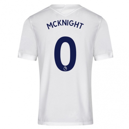Niño Fútbol Camiseta Maxwell McKnight #0 Blanco 1ª Equipación 2021/22 Camisa Chile