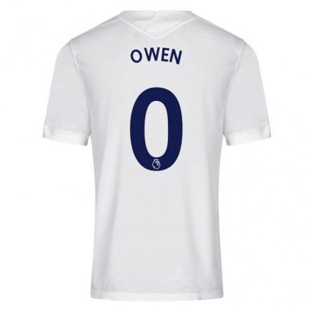 Niño Fútbol Camiseta Riley Owen #0 Blanco 1ª Equipación 2021/22 Camisa Chile