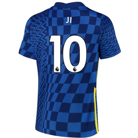 Niño Fútbol Camiseta Ji So-Yun #10 Azul Oscuro 1ª Equipación 2021/22 Camisa Chile