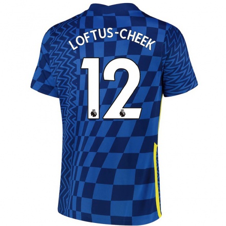 Niño Fútbol Camiseta Ruben Loftus-Cheek #12 Azul Oscuro 1ª Equipación 2021/22 Camisa Chile
