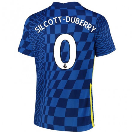 Niño Fútbol Camiseta Zain Silcott-Duberry #0 Azul Oscuro 1ª Equipación 2021/22 Camisa Chile