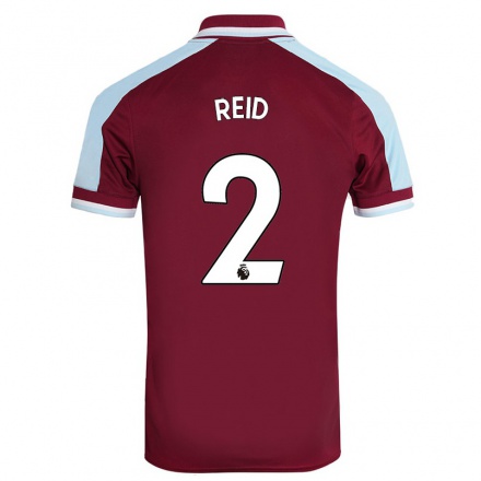 Niño Fútbol Camiseta Winston Reid #2 Granate 1ª Equipación 2021/22 Camisa Chile