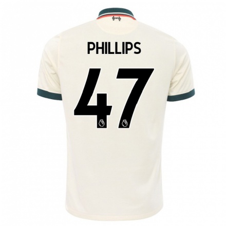 Niño Fútbol Camiseta Nathaniel Phillips #47 Beige 2ª Equipación 2021/22 Camisa Chile