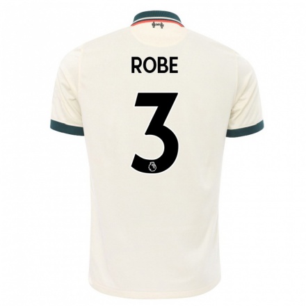 Niño Fútbol Camiseta Leighanne Robe #3 Beige 2ª Equipación 2021/22 Camisa Chile