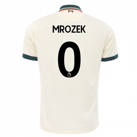 Niño Fútbol Camiseta Fabian Mrozek #0 Beige 2ª Equipación 2021/22 Camisa Chile