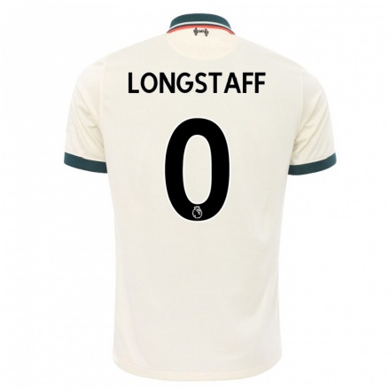 Niño Fútbol Camiseta Luis Longstaff #0 Beige 2ª Equipación 2021/22 Camisa Chile