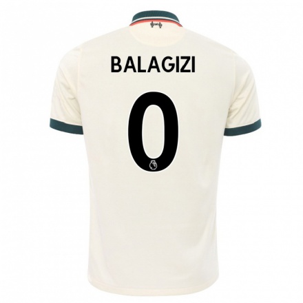 Niño Fútbol Camiseta James Balagizi #0 Beige 2ª Equipación 2021/22 Camisa Chile