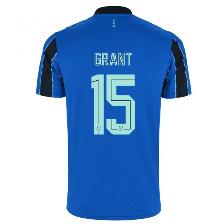 Niño Fútbol Camiseta Chasity Grant #15 Azul Negro 2ª Equipación 2021/22 Camisa Chile