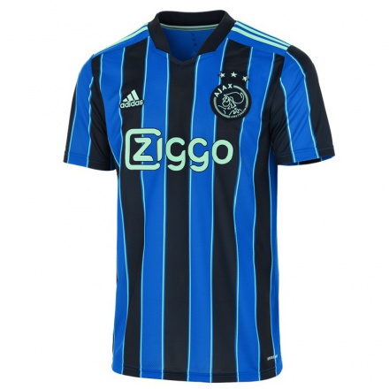 Niño Fútbol Camiseta Victor Jensen #26 Azul Negro 2ª Equipación 2021/22 Camisa Chile