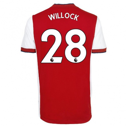 Niño Fútbol Camiseta Joe Willock #28 Amarillo 2ª Equipación 2021/22 Camisa Chile