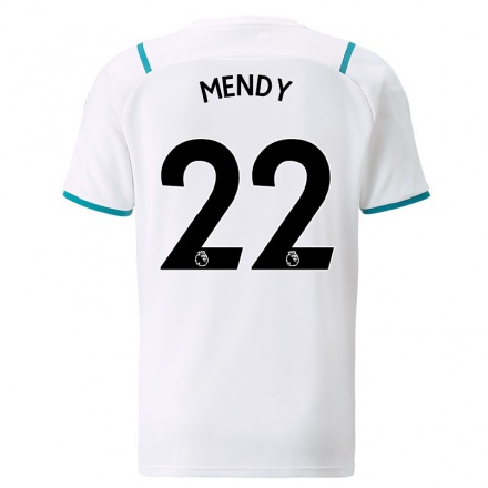 Niño Fútbol Camiseta Benjamin Mendy #22 Blanco 2ª Equipación 2021/22 Camisa Chile