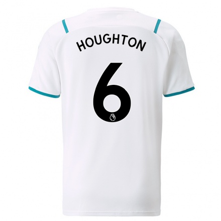 Niño Fútbol Camiseta Steph Houghton #6 Blanco 2ª Equipación 2021/22 Camisa Chile