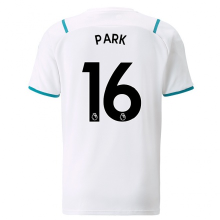 Niño Fútbol Camiseta Jess Park #16 Blanco 2ª Equipación 2021/22 Camisa Chile