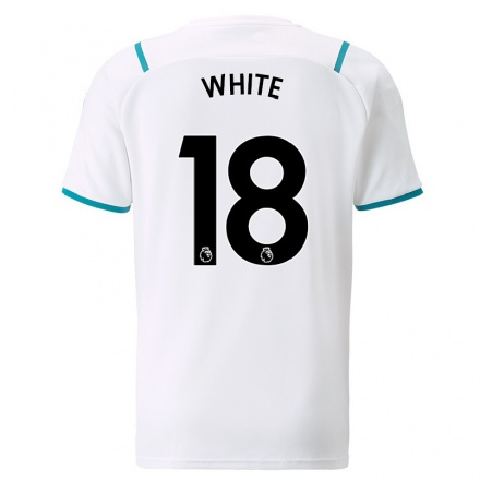 Niño Fútbol Camiseta Ellen White #18 Blanco 2ª Equipación 2021/22 Camisa Chile