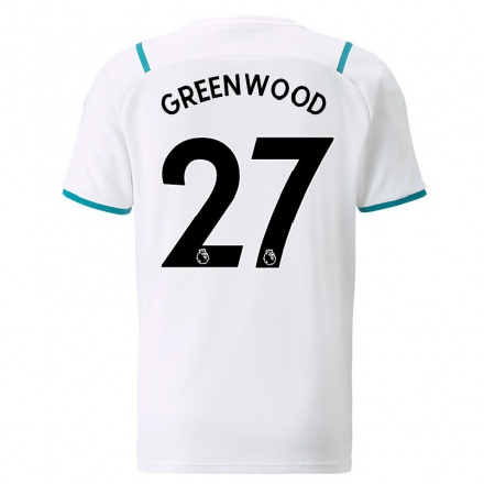Niño Fútbol Camiseta Alex Greenwood #27 Blanco 2ª Equipación 2021/22 Camisa Chile
