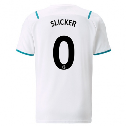 Niño Fútbol Camiseta Cieran Slicker #0 Blanco 2ª Equipación 2021/22 Camisa Chile