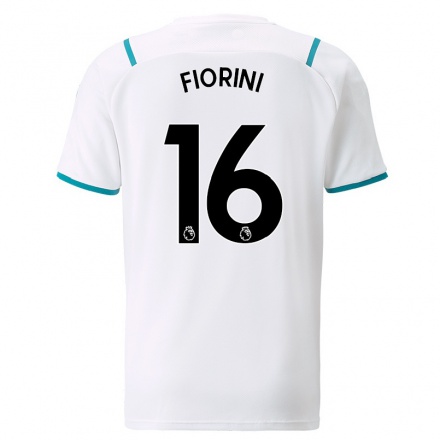 Niño Fútbol Camiseta Lewis Fiorini #16 Blanco 2ª Equipación 2021/22 Camisa Chile