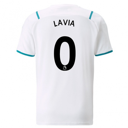 Niño Fútbol Camiseta Romeo Lavia #0 Blanco 2ª Equipación 2021/22 Camisa Chile