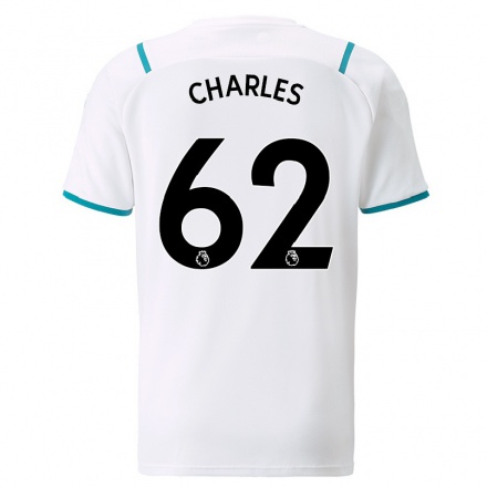 Niño Fútbol Camiseta Shea Charles #62 Blanco 2ª Equipación 2021/22 Camisa Chile